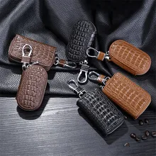 Monedero Llavero Hombre натуральная кожа автомобильный брелок для ключей цепь для мужчин автомобильный брелок Органайзер Модный чехол для ключей для автомобиля брелок