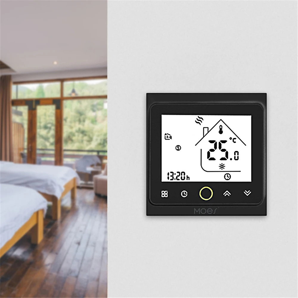 MOES APP управление Wi-Fi умный термостат контроль температуры ler 16A совместим с Alexa/Google Home электрическое Отопление для дома