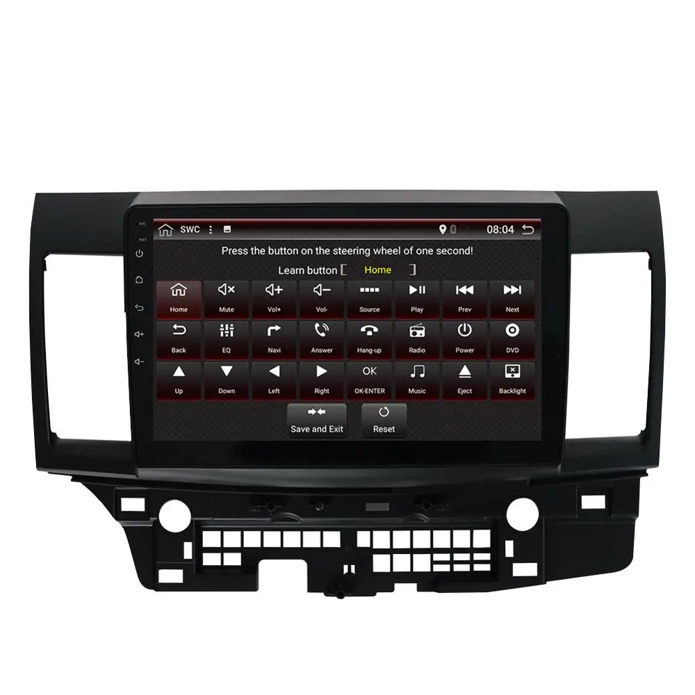  Android 9.0 Car Radio for Mitsubishi lancer 10 inch 1024*600 Quad Core wifi Bluetooth video audio M