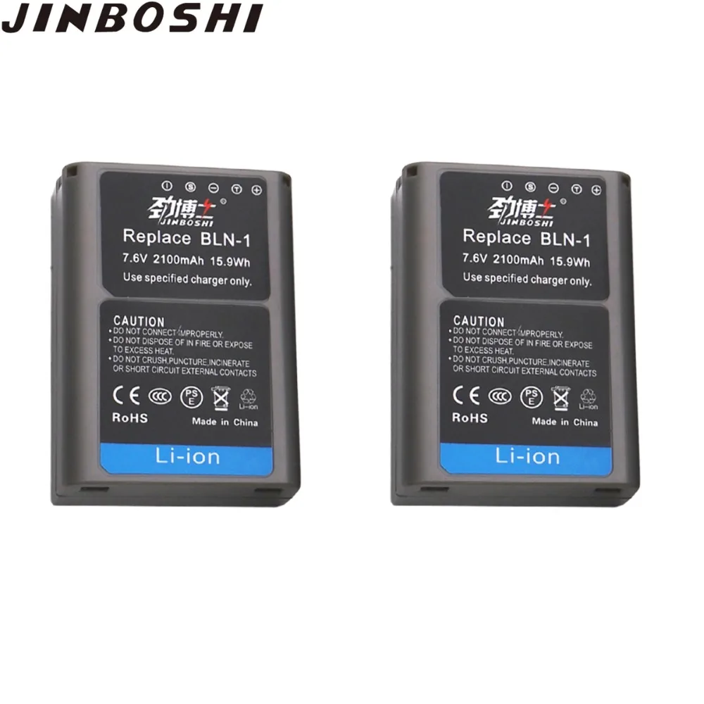 

2x PS-BLN-1 BLN1 BLN-1 2100mAh Camera Lithium-ion BLN 1 Battery for Olympus PEN-F PenF OMD E-M5 EM5 E-P5 EP5 E-M1 HLD-6