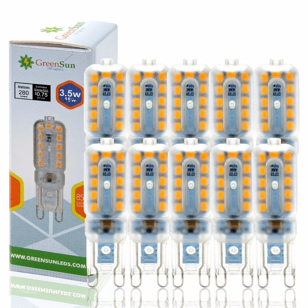 

1Set 5/10PCS G9 2.5W 3.5W LED Capsule Led Bulb Replace Halogen Light Lamp 2835 SMD 220V/110V Decor LED Spot Light Transparent
