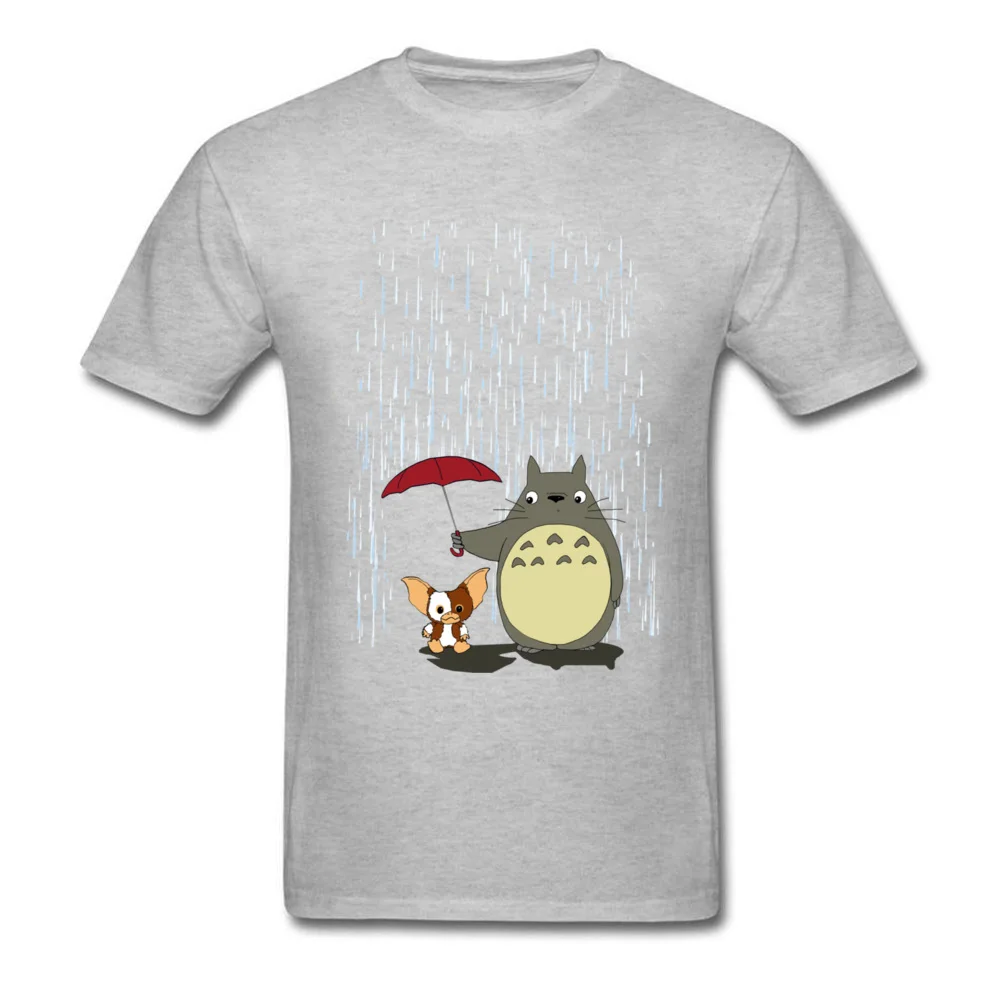 Personalized Dont get it wet Round Neck T Shirts Thanksgiving Day Tops & Tees for Men Retro 100% Cotton Fabric Top T-shirts Dont get it wet grey