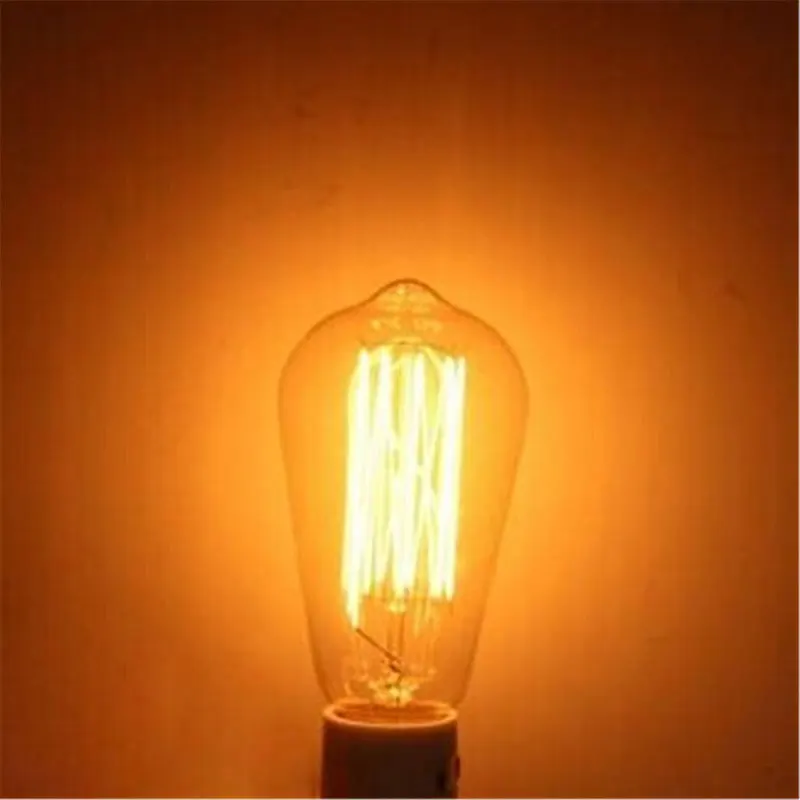 Ретро Edison led светильник лампочка E27 220V 25W ST64 лампа накаливания ампулы лампы Винтаж Эдисон лампы накаливания для декора стен