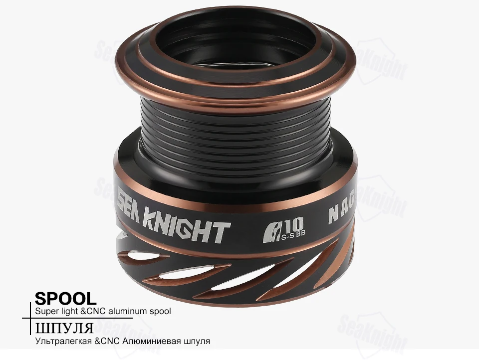 SeaKnight nagaii 2000 2500S 3000 4000 5000 Катушка для спиннинга 9+ 1BB 9 кг-15 кг 5,2: 1 Алюминий Колесо Катушки Карп Спиннинг рыболовная Катушка