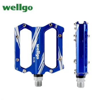 

High Quality Wellgo B158 Aluminum Alloy Mountain mtb Bike Pedals BMX Sealed Bearing bicycle Pedal