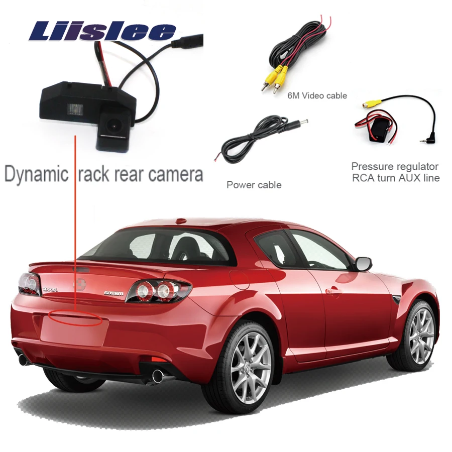 

Liislee For Mazda RX8 2003~2011 Car Rear View Back Up Reverse Parking Camera Waterproof Night vision CCD HD+CAM