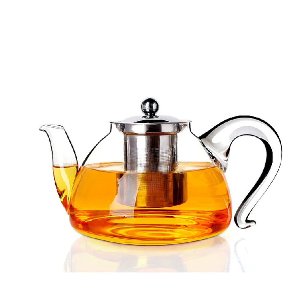 1000ml 1200ml Blooming and loose leaf tea Teapot with Removable Infuser Microwavable and