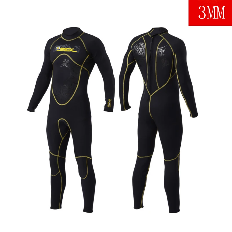 

Adults Diving Wetsuit 3MM Men Triathlon Neoprene Wet Suit Swimming Snokel Spearfishing Full Bodysuit Scuba Diving Suit
