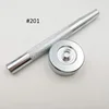 2Pcs Snap Button Leather Craft Tools Hole Punch Rivet Button Setter Die Base Working Tool Kit DIY Punching Holes 201# ► Photo 1/6
