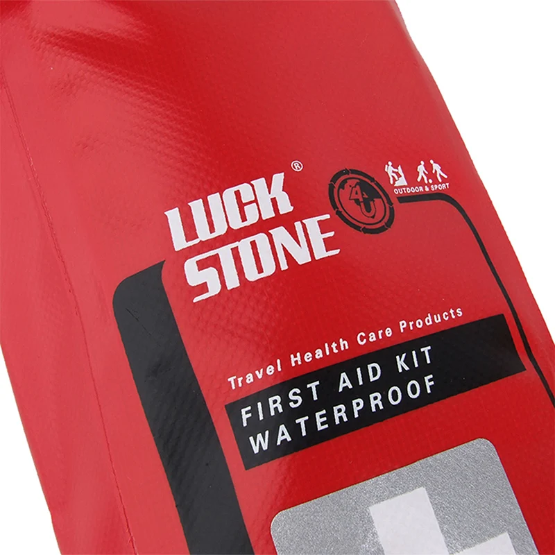 Red Waterproof 2L First Aid Bag Emergency Kits Empty Travel Dry Bag Rafting Camping Kayaking Portable Medical Equipment First Aid Kit First Aid Pouch