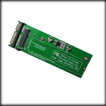 

by dhl or ems 50pcs New 12+6 pins for Apple Macbook Air Solid SSD to SATA Convert Adapter Card Free shipping
