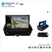 YESSUN для Audi Q3/A1 2011~-Автомобильный Wince мультимедийный радио CD dvd-плеер gps Navi карта навигации Аудио Видео Стерео система