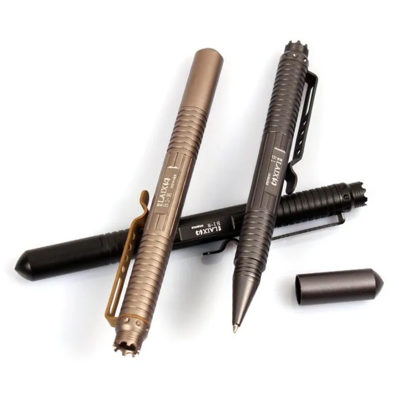 

Multipurpose Tactical Pen Aircraft Aluminum Tactical Pen Emergency Glass Breaker Tool Adventure tourism Survival tool #2o29