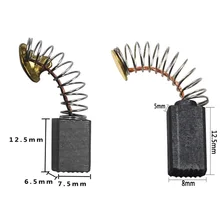 URANN 10 шт. Мини дрель электрическая шлифовальная машина замена угольных щеток запасные части для электродвигателей Dremel роторный инструмент