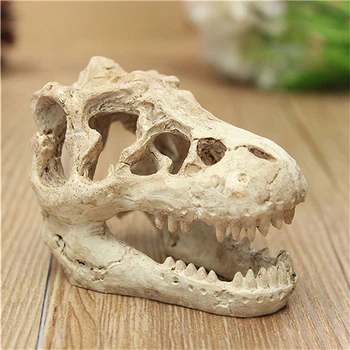 

Decorative Crocodile Skull Resin Decor for Aquarium Terrarium Fish Tank Ornament Figurines Miniatures DIY Home Decorations