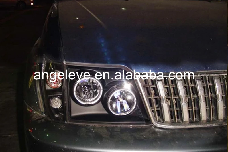 1998 2003 год для Toyota Prado 3400 FJ90 LC90 фары ангельские глазки черный корпус LF|headlight eye|angel eyes