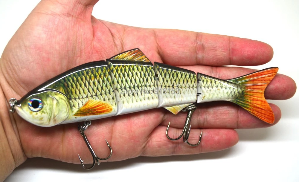 Hard Jointed Fishing Lure Multi Bait Swimbait Bass Life Like Minnow Lures Pike