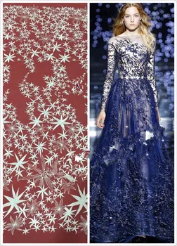 

Beautiful Net lace Latest Z-han71430 African French Lace Fabric High Quality African Tulle Lace Fabric For Wedding dress