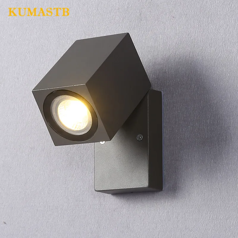 outdoor waterproof 10w led wall lamps modern aisle staires square wall light fixtures
