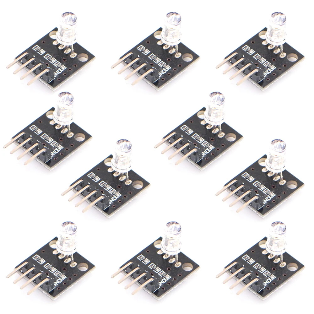 

Factory Wholesale Free Shipping 50pcs 3 Color RGB LED Module Sensor for UNO R3 KY-016