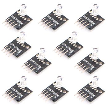 

Factory Wholesale Free Shipping 50pcs 3 Color RGB LED Module Sensor for UNO R3 KY-016