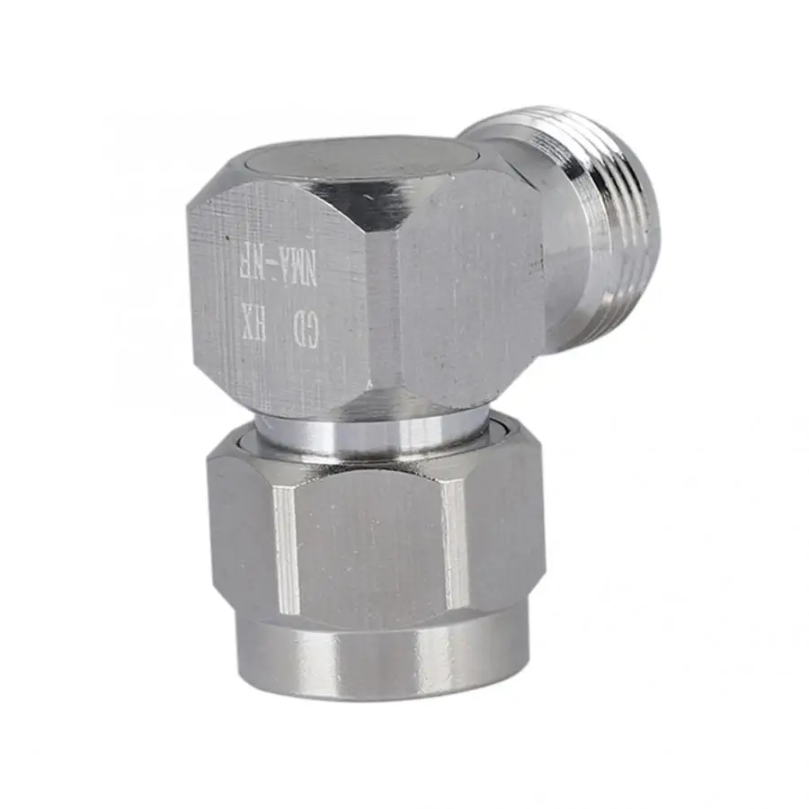 Headphone Jack Speaker Cable Connector 1Pcs N Male To N Female Right Angle Adapter Rf Coaxial Adapter Connector Speaker