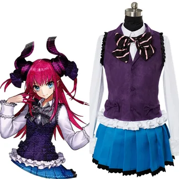 

[STOCK]2018 Anime Fate Extella Link Elizabeth Bathory Girl Dress Skirt Suit Cosplay Costume For Halloween Carnival Free Shipping