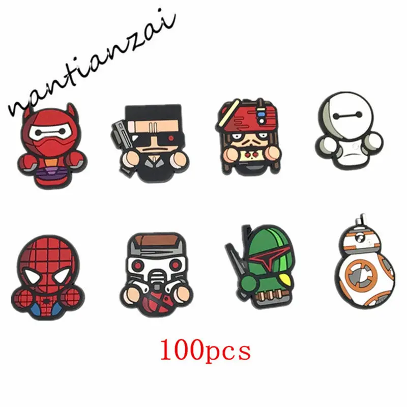 100pcs-Lovely-Anime-The-Avengers-Pirate-Star-War-PVC-Soft-Decoration-Accessories-Fit-Shoe-Charms-DIY.jpg_640x640_