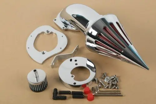 

Chrome Spike Air Cleaner Kits Intake Filter For Honda VTX 1300 VTX1300