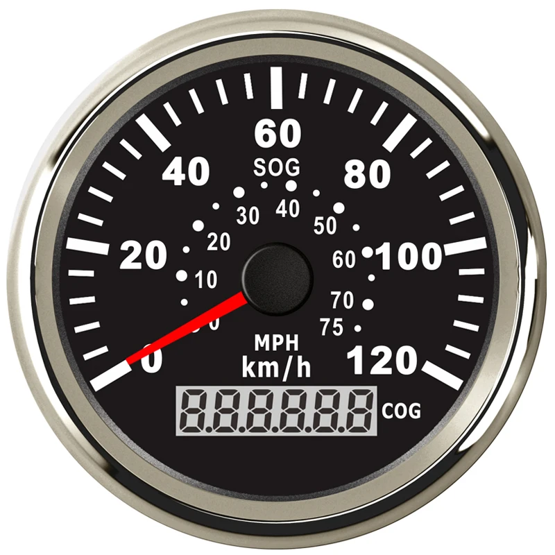 

85mm LCD Digital GPS Speedometer Odometer 120km/h for Car Truck Motorcycle ATV UTV With Backlight 0-120KMH 0-75MPH 9~32V