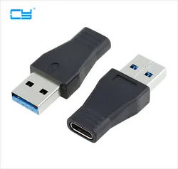 Convertidor de datos para ordenador portátil, adaptador USB 3,0 macho a USB 3,1 tipo C hembra, carga de sincronización de datos, USB-C tipo C hembra