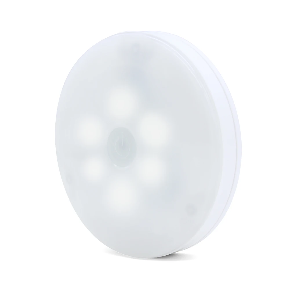  New 6 LED Bedside Table Lamps Touch Lamp Night Light battery powered Cool White Cabinet Light for B - 32865897358