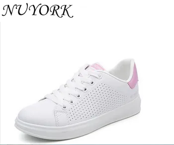 

summer The New Breathable sports shoes woman PU Hollow running shoes D112