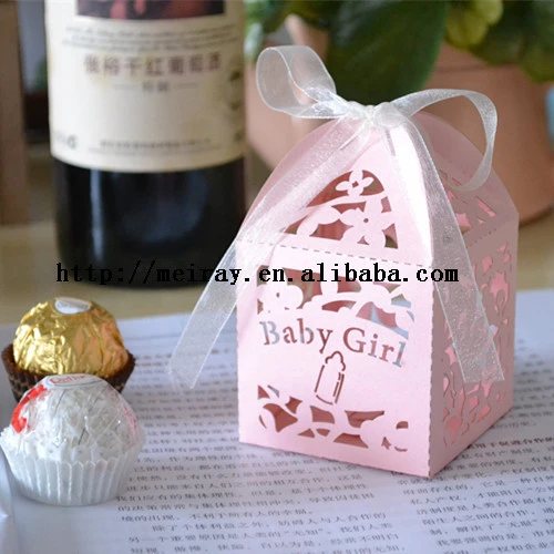 Cadeaux De Remerciement Pour Fete Prenatale Articles De Decoration Pour Anniversaire Boite A Dragees Pour Fille Cadeau De Bapteme Boite A Bonbons Pour Fille Aliexpress
