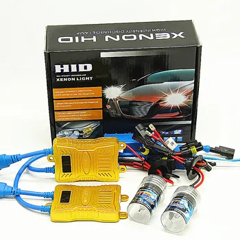

golden ballast car 12V 55W xenon headlight 6000K 8000K H1 H3 H7 H11 9005 9006 HB3 HB4 headlight with led digital ballast kit
