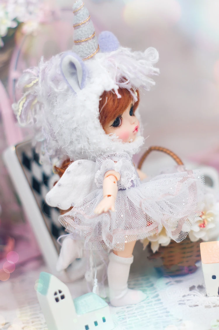 1/8 SD BJD Кукла Одежда Единорог Платье Костюм для 1/8 BJD куклы Подарки для детей