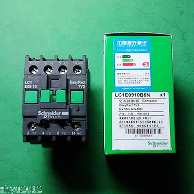 

DHL/EMS 5 pcS original for Schneider AC contactor LC1E0910B5N AC24V