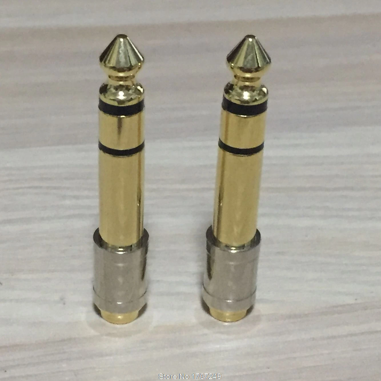 1 шт. 6 35 мм штекер 5 1/4 &quotштекер к 3 1/8&quot гнездо Jack стерео наушники аудио адаптер TRS