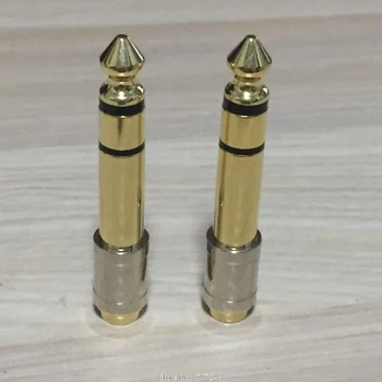 

1Pcs 6.35mm Plug 6.5mm 1/4"Male plug to 3.5mm 1/8"Female Jack Stereo Headphone Audio Adapter TRS 6.35 to 3.5 converter