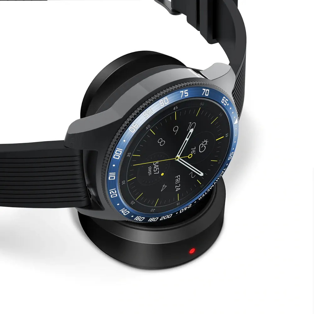 Металлический ободок для samsung Galaxy Watch 46 мм 42 мм/Galaxy gear S3 Frontier ободок кольцо клейкая крышка против царапин металл