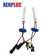Xenplus 2 шт HID ксеноновая лампа лампочки для проектора 35 Вт пальчиковая лампа для автомобильного проектора 12 В световая линза выделенная ксеноновая лампа
