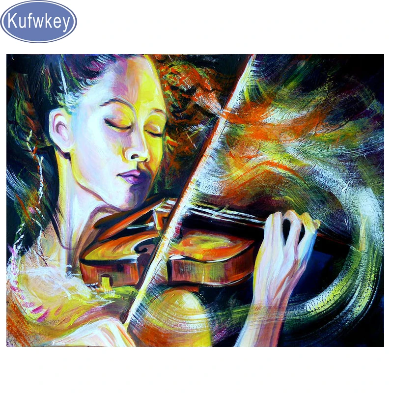 diamond embroidery full display diy guitar diamond painting music round