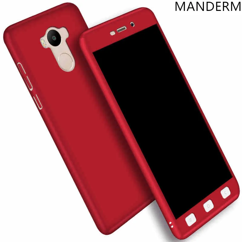 Xiaomi Redmi 4 Pro Чехол case чехол 360 градусов для Футляр телефон случаях + стекло пленка