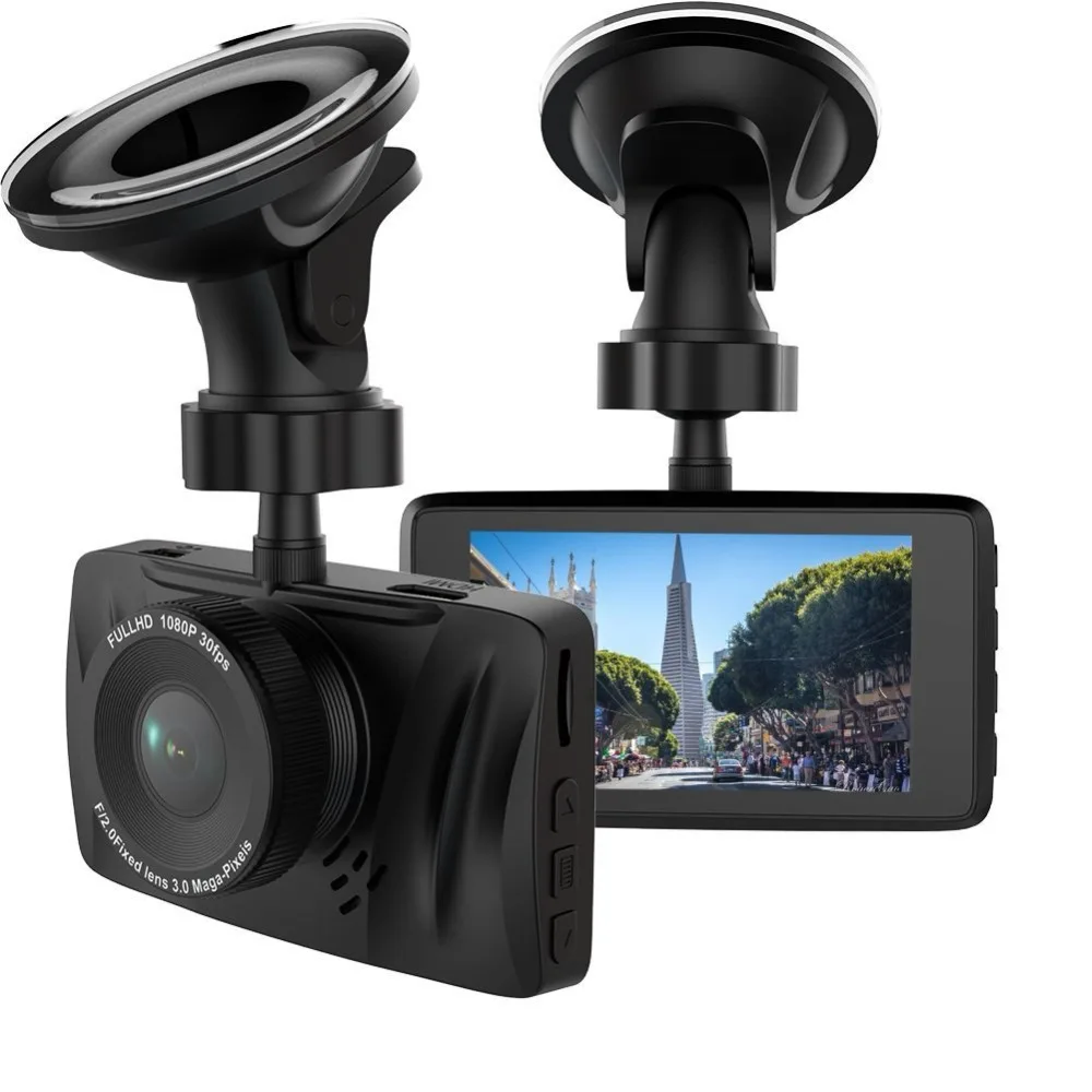 

3" Full HD 1080P High Denfinition 170 Wide Angle Car Dam Camera Recorder Black Mini Wifi G-sensor Loop-cycle Recording Car DVR