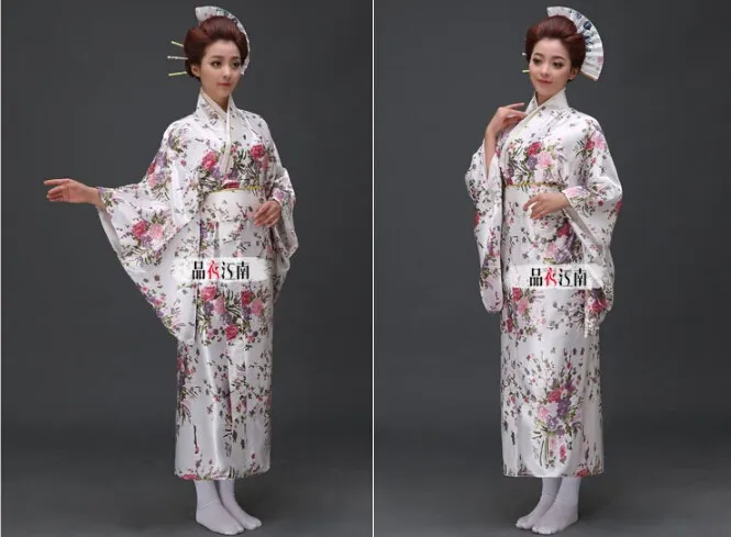 Классические Стиль японские кимоно Для женщин кимоно униформы Традиционная японская одежда 10 Стиль