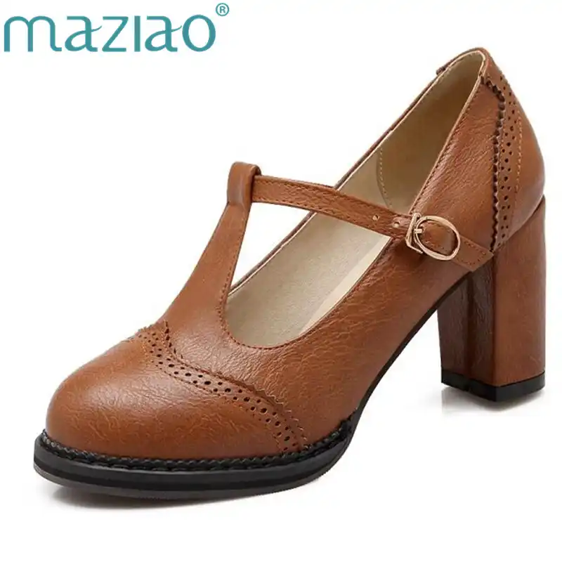 platform t strap mary janes