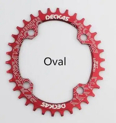 Звездочка Deckas 104BCD для горного велосипеда 32T 34T 36T 38T|oval chainring|bicycle chain ringchainring mtb |