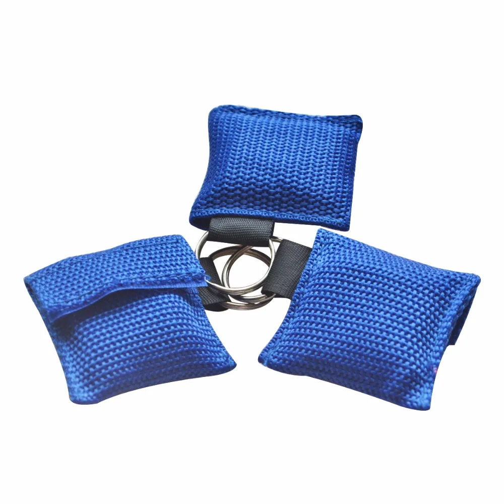 

50Pcs/Lot CPR Resuscitator Mask First Aid Face Mask Key Ring CPR Face Shield Mouth-mouth Breathing Emergency Rescue Kit