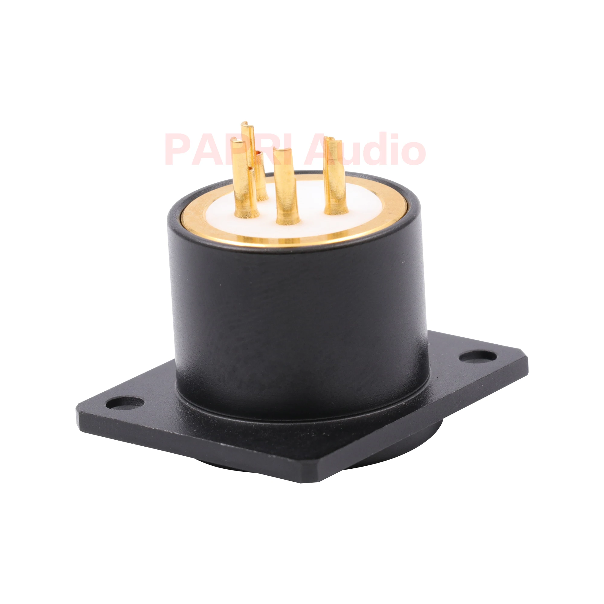 PAPRI EIZZ 4pin Female XLR Plug Connector Socket Jack Hifi Audio Headphone AMP DIY 24K gold plated Copper pins PTFE Insulator