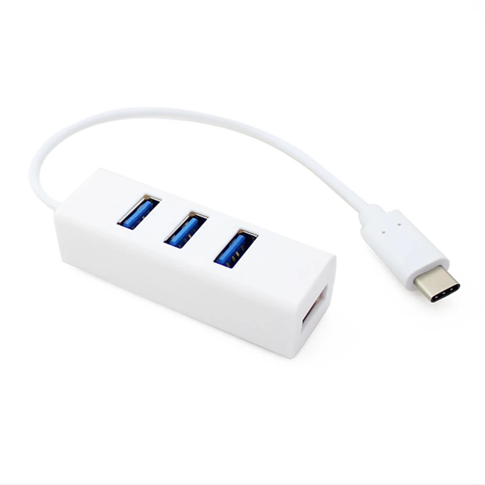 2018 جديد نوع-C إلى 4-ميناء USB3.0 محور USB 3.1 محول ل PC ل Mac 12 بوصة نوع-C كابل لماك ل نوكيا وتغ الهاتف اكسسوارات
